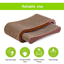 Carica l'immagine nel visualizzatore di Gallery, GYMAX 2 in 1 tiragraffi per Divano, 43 x 21 x 12 cm – 37 x 21 x 6 cm,...