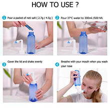 Carica l'immagine nel visualizzatore di Gallery, CROING (500ml bottiglia) Irrigatore Nasale Manuale per Lavaggi Nasali Neti... - Ilgrandebazar