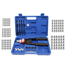 Carica l'immagine nel visualizzatore di Gallery, CCLIFE Pinza rivettatrice professionale con150 rivetti filettati M5 M6 M8... - Ilgrandebazar