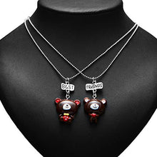 Carica l'immagine nel visualizzatore di Gallery, FSMILING Collana Con Pendente BFF Best Friends Per 2 Ragazze Winnie Pooh - Ilgrandebazar
