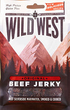 Carica l'immagine nel visualizzatore di Gallery, Wild West Original Beef Jerky, 35 g, Pack of 12