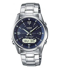 Carica l'immagine nel visualizzatore di Gallery, Casio WAVE CEPTOR Orologio con Ricezione Segnale Radio e Funzione Solare, Blu - Ilgrandebazar