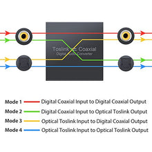 Carica l'immagine nel visualizzatore di Gallery, PROZOR Convertitore Bidirezionale da Digitale Coassiale a SPDIF Toslink...