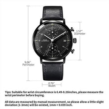 Carica l'immagine nel visualizzatore di Gallery, Orologio Automatico al Quarzo Diametro 40mm Analogico Cintura Nero - Ilgrandebazar