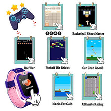 Carica l'immagine nel visualizzatore di Gallery, Smartwatch Bambini,Orologio Intelligente Bambini con 7 Giochi Orologio Rosa - Ilgrandebazar