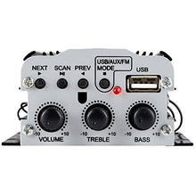 Carica l'immagine nel visualizzatore di Gallery, tempo di saldi Amplificatore Stereo 500W A 2 Canali Con Telecomando 12V Mp3...