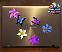 Carica l'immagine nel visualizzatore di Gallery, Plumeria multicolore fiore singolo frangipani + adesivi per auto grandi... - Ilgrandebazar