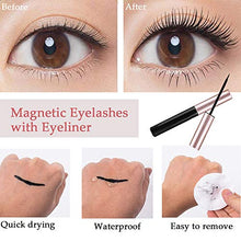 Carica l'immagine nel visualizzatore di Gallery, Sunwuun Ciglia Magnetiche con Eyeliner Magnetico, 3D Magnetiche...