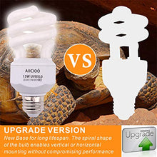 Carica l'immagine nel visualizzatore di Gallery, AIICIOO 10.0 Lampadina UVB 15W 10% compatta e Fluorescente per rettili... - Ilgrandebazar