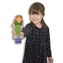 Carica l'immagine nel visualizzatore di Gallery, Melissa &amp; Doug- Maggie Bambola in Legno con Guardaroba Multicolore - Ilgrandebazar