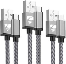 Carica l'immagine nel visualizzatore di Gallery, Cavo USB Tipo C (2+1.5+1)M C 3Pezzi Ricarica Rapida Cavo...