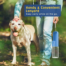 Carica l'immagine nel visualizzatore di Gallery, Lauva Bottiglia d'acqua Portatile per Cani , D'acqua Senza BPA Blu