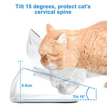 Carica l'immagine nel visualizzatore di Gallery, Makerfire Doppio Gatto Ciotola con Supporto rialzato Pet di Cibo...