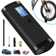 Carica l'immagine nel visualizzatore di Gallery, VEEAPE - Pompa elettrica digitale per pneumatici con batteria da 2000 mAh,...