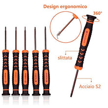 Carica l'immagine nel visualizzatore di Gallery, Vastar Cacciavite per Nintendo -16in1 Kit cacciaviti Triwing Black