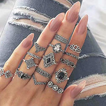 Carica l'immagine nel visualizzatore di Gallery, CAILI Anelli retrò di Modo, Vintage Knuckle Anello per Donna Ragazze... - Ilgrandebazar