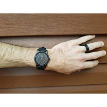 Carica l'immagine nel visualizzatore di Gallery, Orologio Legno Uomo e Donna- analogico al quarzo con cinturino Black - Ilgrandebazar