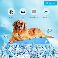 Carica l'immagine nel visualizzatore di Gallery, WELLXUNK Tappetino Raffreddamento Cani, Rinfrescante Animali, Blu