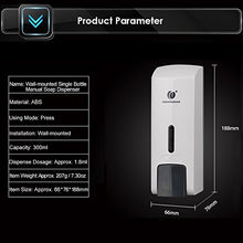 Carica l'immagine nel visualizzatore di Gallery, Anself CHUANGDIAN 300ml a Parete Manuale Sapone Dispenser Shampoo Bianco - Ilgrandebazar