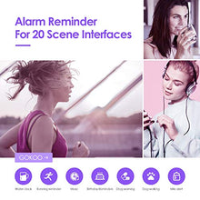 Carica l'immagine nel visualizzatore di Gallery, Smartwatch Impermeabile Donna, GOKOO Orologio Intelligente Donna Viola - Ilgrandebazar
