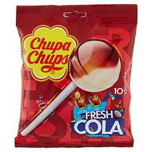 Carica l'immagine nel visualizzatore di Gallery, Chupa Chups Lecca Fresh Cola, Lollipop Gusto Cola e Cola-Lemon, Busta...