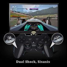 Carica l'immagine nel visualizzatore di Gallery, PS3 Controller, Wireless Bluetooth Gamepad Double Vibration Six-Axis Remote...