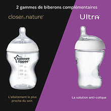 Carica l'immagine nel visualizzatore di Gallery, Tommee Tippee Closer to Nature Biberon Decorato, 340 ml, 1 Pezzo, Trasparente - Ilgrandebazar