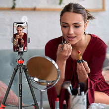 Carica l'immagine nel visualizzatore di Gallery, BONFOTO - Treppiede per fotocamera, portatile, in alluminio, con testa a...