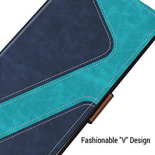 Carica l'immagine nel visualizzatore di Gallery, MOBESV Custodia Huawei P30 Lite, Cover a Libro Blu/Aqua - Ilgrandebazar