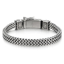 Carica l'immagine nel visualizzatore di Gallery, COOLSTEELANDBEYOND Biker Acciaio Braccialetto del Franco Link, Barbozzale,... - Ilgrandebazar