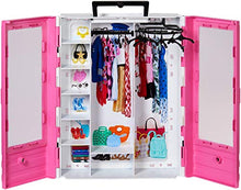 Carica l'immagine nel visualizzatore di Gallery, Barbie- Armadio Fashionistas Rosa con Accessori, Bambola Non Inclusa,... - Ilgrandebazar