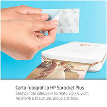 Carica l'immagine nel visualizzatore di Gallery, HP 2LY72A Sprocket Plus Photo Paper per Stampe di Elevato Effetto,... - Ilgrandebazar