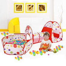 Carica l'immagine nel visualizzatore di Gallery, Tunnel con Palline Bambini - MAIKEHIGH Indoor / Outdoor Gioco e Play Rosso - Ilgrandebazar