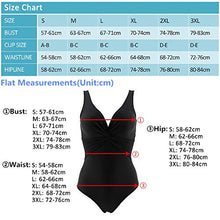 Carica l'immagine nel visualizzatore di Gallery, Summer Mae Costume da Bagno Intero Elegante Increspato Costumi XL, Nero - Ilgrandebazar
