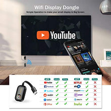 Carica l'immagine nel visualizzatore di Gallery, WiFi Display Dongle, 4K HDMI TV Wireless Receiver, Supporto S