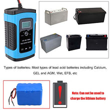 Carica l'immagine nel visualizzatore di Gallery, KKmoon Caricabatteria Auto, 12V 6A Caricabatterie intelligente per Blu