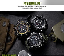 Carica l'immagine nel visualizzatore di Gallery, Orologio da uomo, sportivo, impermeabile, digitale, con LED, grande cassa,... - Ilgrandebazar
