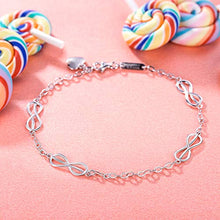 Carica l'immagine nel visualizzatore di Gallery, 925 sterline d'argento Infinity Love Bracciale - Billie Bijoux Donne Simbolo... - Ilgrandebazar