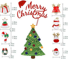 Carica l'immagine nel visualizzatore di Gallery, YADOCA 8 Paia Natale Stile Orecchini per Donne Bambina Regalo...