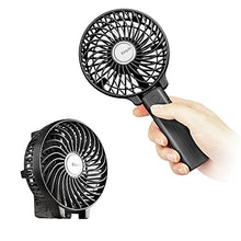 Carica l'immagine nel visualizzatore di Gallery, EasyAcc  EasyULT  Mini Ventilatore Portatile USB, 2600mAh Batteria 2600mah, Nero