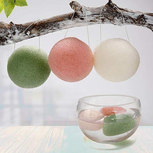 Carica l'immagine nel visualizzatore di Gallery, Konjac Spugna, 5 Pezzi Miss Gorgeous Spugna Viso e Corpo con Tè Verde, 100%... - Ilgrandebazar