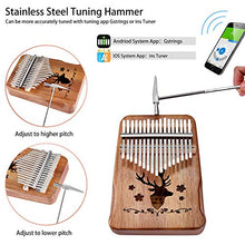 Carica l'immagine nel visualizzatore di Gallery, Kalimba Thumb Piano 17 tasti, Topnaca Finger Con Istruzioni, Mbira... - Ilgrandebazar