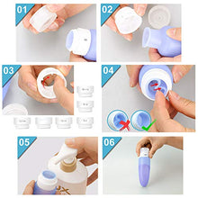 Carica l'immagine nel visualizzatore di Gallery, Comsmart Bottiglie di viaggio Set, TSA Leak Proof Approvato Viaggi accessori... - Ilgrandebazar
