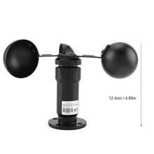 Carica l'immagine nel visualizzatore di Gallery, Anemometro con Sensore di Velocità del Vento Mumusuki 12.4cm / 4.88in, Nero - Ilgrandebazar