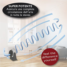 Carica l'immagine nel visualizzatore di Gallery, MACOM Enjoy &amp; Relax 993 Tornado Ventilatore a Doppia Oscillazione Automatica