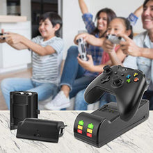 Carica l'immagine nel visualizzatore di Gallery, Caricabatterie e Batteria per Controller Xbox One, Dual Charging...