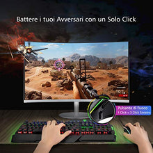 Carica l'immagine nel visualizzatore di Gallery, PICTEK Mouse Gaming, RGB 8 Pulsanti Proggrammabili 7200 DPI Pulsante...