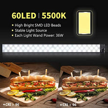 Carica l'immagine nel visualizzatore di Gallery, Neewer Kit d’Illuminazione Luce 60 LED da Studio 2pz Bastone LED...
