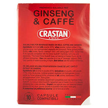 Carica l'immagine nel visualizzatore di Gallery, Crastan Capsule Compatibili 10 Unità (Confezione da 10), Ginseng &amp; Caffè