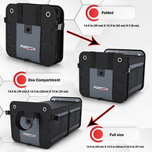 Carica l'immagine nel visualizzatore di Gallery, FORTEM Organizer Bagagliaio Auto, Borsa Cofano 2 SCOMPARTI, GRIGIO - Ilgrandebazar